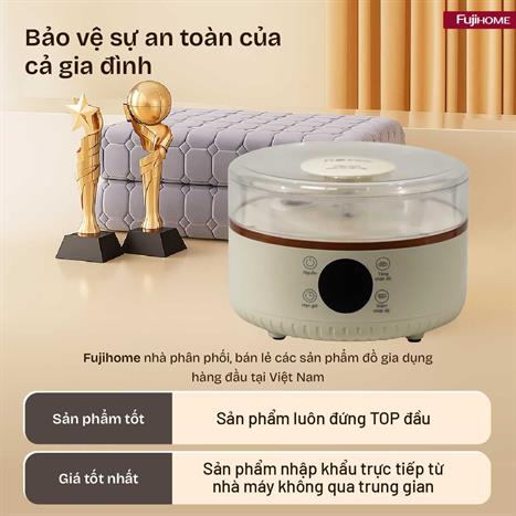 Chăn điện sưởi ấm FUJIHOME HB1820E Màu Xám