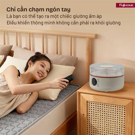 Chăn điện sưởi ấm FUJIHOME HB1820E Màu Xám