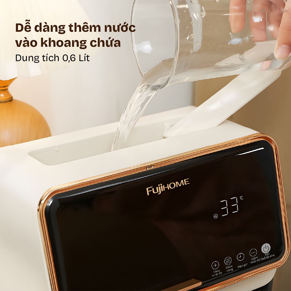 Chăn điện sưởi ấm FUJIHOME HB1820PRO Màu Xám