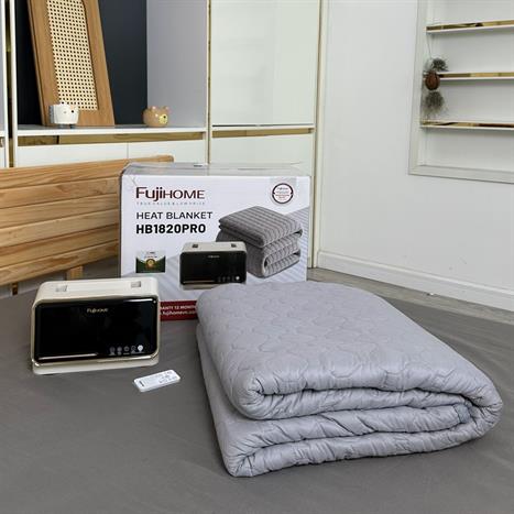 Chăn điện sưởi ấm FUJIHOME HB1820PRO Màu Xám