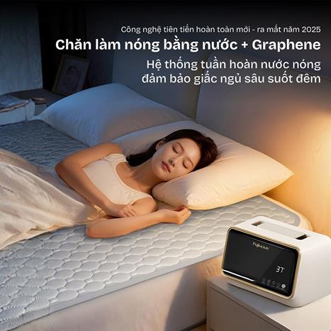 Chăn điện sưởi ấm FUJIHOME HB1820PRO Màu Xám