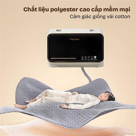 Chăn điện sưởi ấm FUJIHOME HB1820PRO Màu Xám