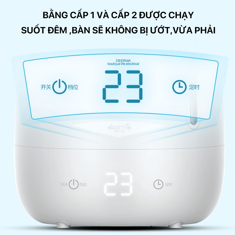 Máy tạo độ ẩm Deerma F600 Màu Trắng