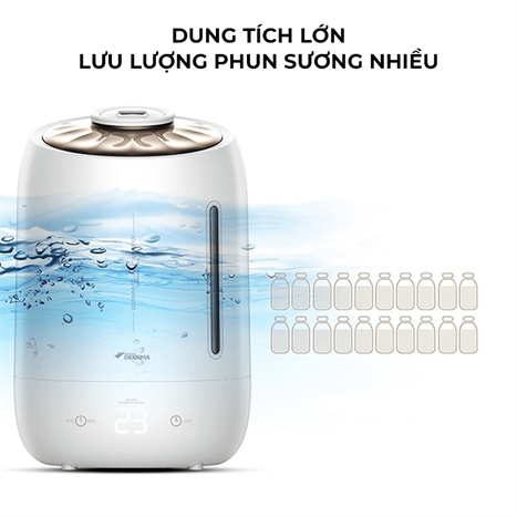 Máy tạo độ ẩm Deerma F600 Màu Trắng