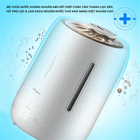 Máy tạo độ ẩm Deerma F600 Màu Trắng