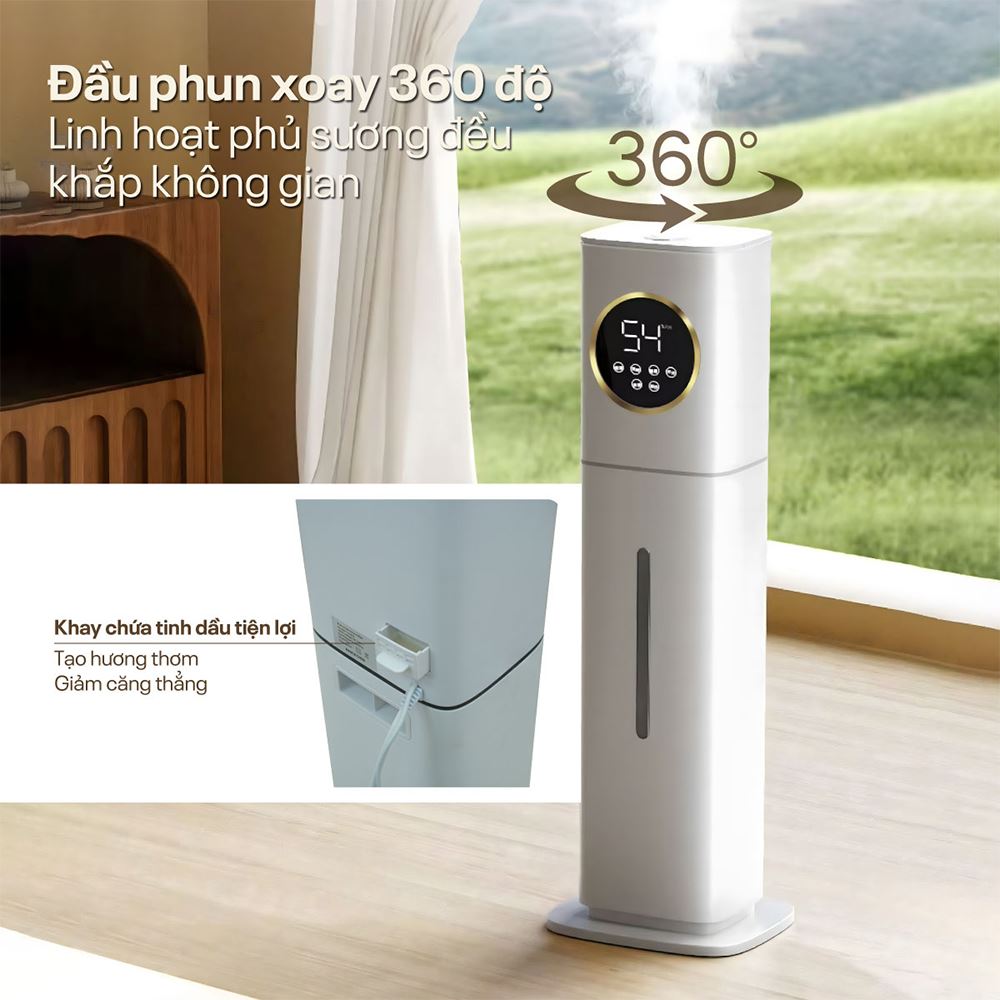 Máy tạo ẩm khuếch tán tinh dầu FUJIHOME HM09UV1 - 14