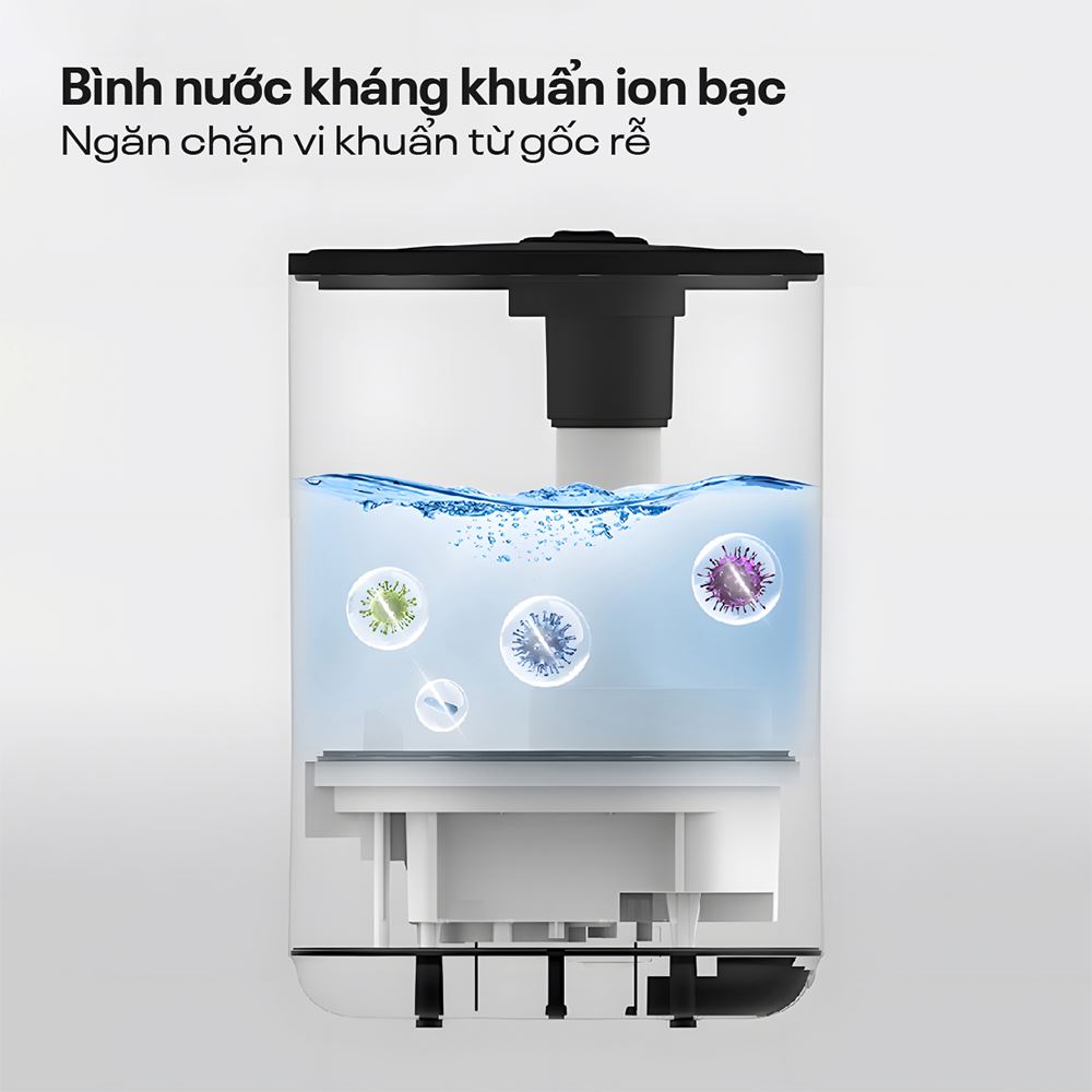 Máy tạo ẩm khuếch tán tinh dầu FUJIHOME HM06E Màu Trắng