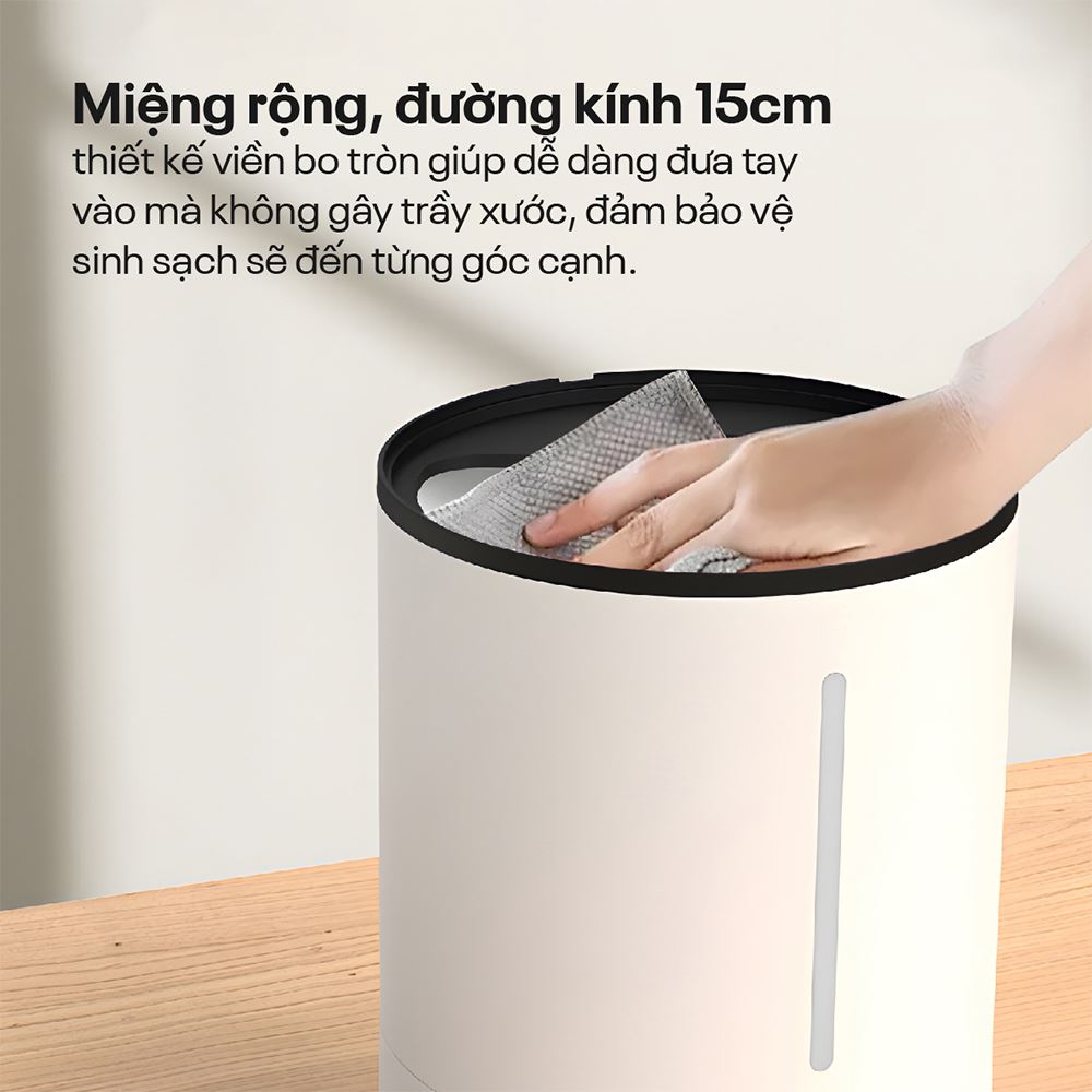 Máy tạo ẩm khuếch tán tinh dầu FUJIHOME HM06E Màu Trắng