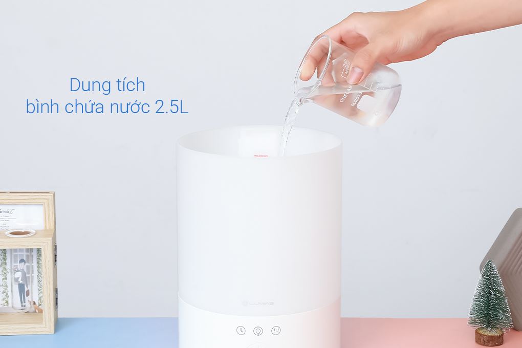 Máy tạo độ ẩm LUMIAS HUL-24W 2.5 lít Màu Trắng