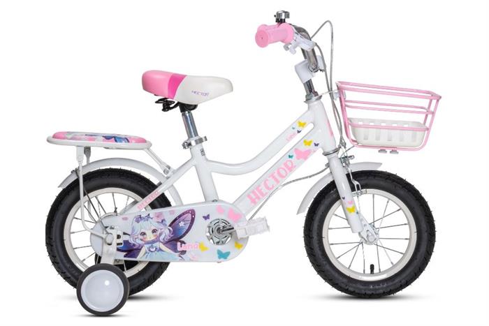 Xe đạp trẻ em nữ Hector Luna 12 inch Trắng