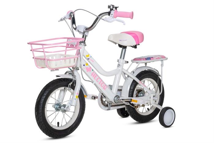 Xe đạp trẻ em nữ Hector Luna 12 inch Trắng