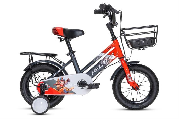 Xe đạp trẻ em nam Hector Polo 12 inch Đỏ Xám Màu Đỏ