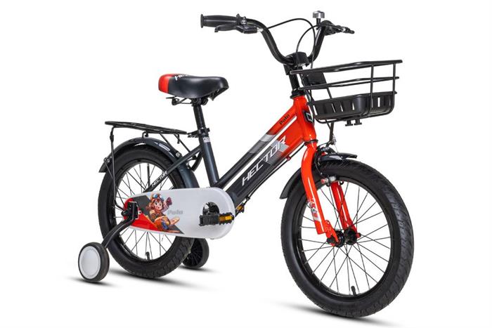 Xe đạp trẻ em nam Hector Polo 12 inch Đỏ Xám Màu Đỏ