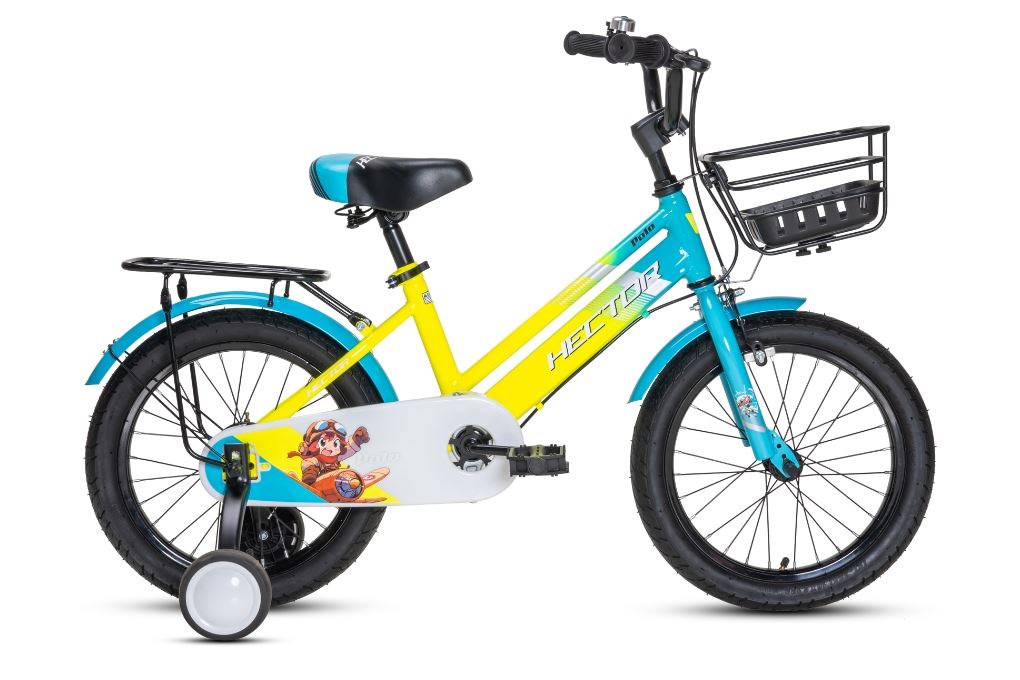 Xe đạp trẻ em nam Hector Polo 16 inch Xanh Màu Xanh nhạt