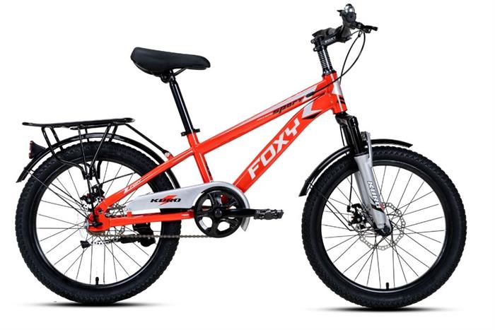 Xe đạp trẻ em nam Foxy Kuro 2B 20 inch Đỏ Xám Màu Đỏ