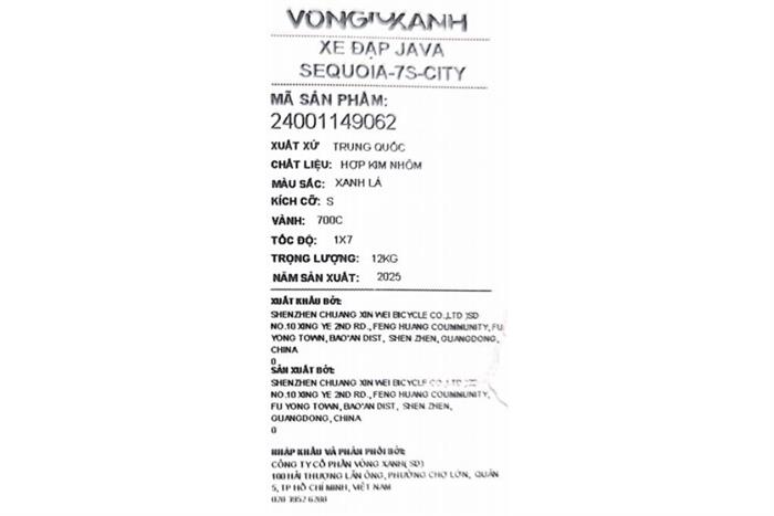 Xe đạp thể thao Java SEQUOIA-7S-CITY 700C - Xanh lá Màu Xanh lá nhạt