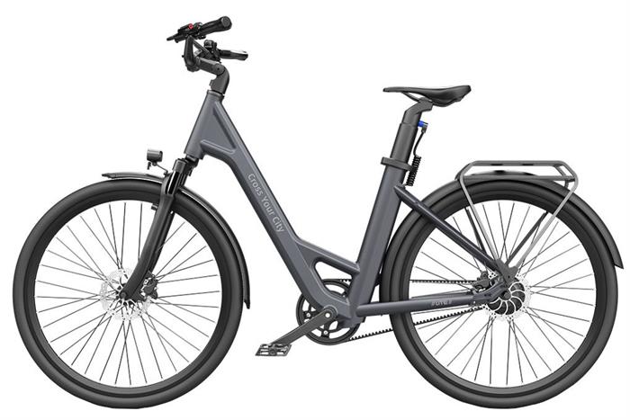 Xe đạp trợ lực điện ADO A28 Lite Xám Màu Xám