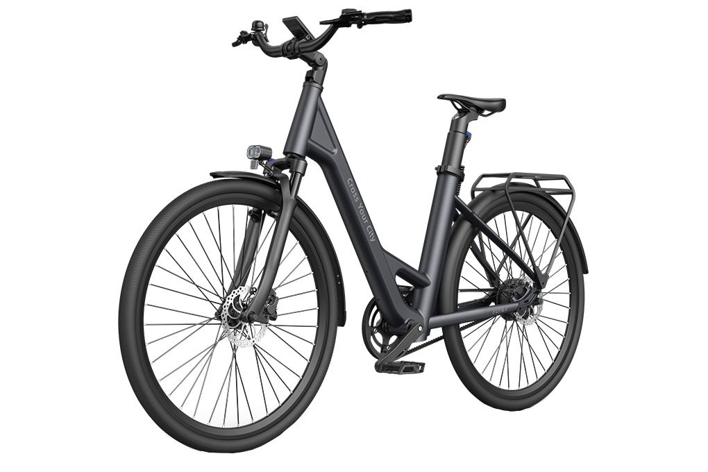 Xe đạp trợ lực điện ADO A28 Lite Xám Màu Xám