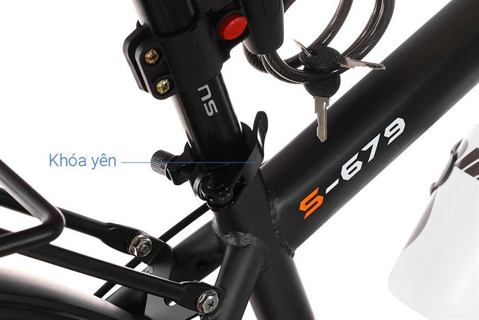 Xe đạp địa hình Sunmi S-679 26 inch - Xám Màu Xám