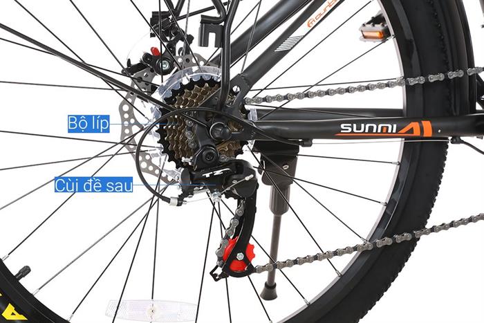 Xe đạp địa hình Sunmi S-679 26 inch - Xám Màu Xám
