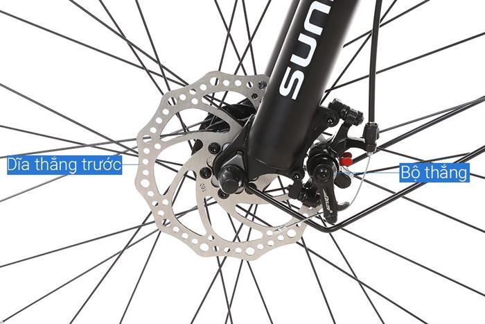 Xe đạp địa hình Sunmi S-679 26 inch - Xám Màu Xám