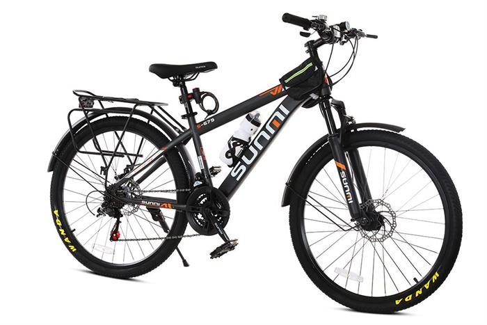 Xe đạp địa hình Sunmi S-679 26 inch - Xám Màu Xám