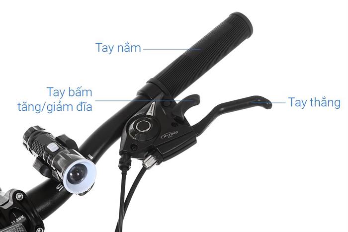 Xe đạp địa hình Sunmi S-679 26 inch - Xám Màu Xám