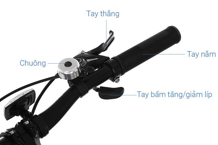Xe đạp địa hình Sunmi S-679 26 inch - Xám Màu Xám