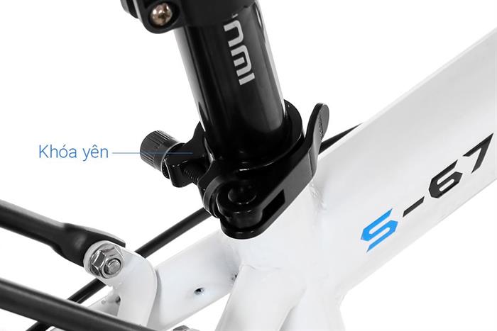 Xe đạp địa hình Sunmi S-679 26 inch - Trắng Màu Trắng