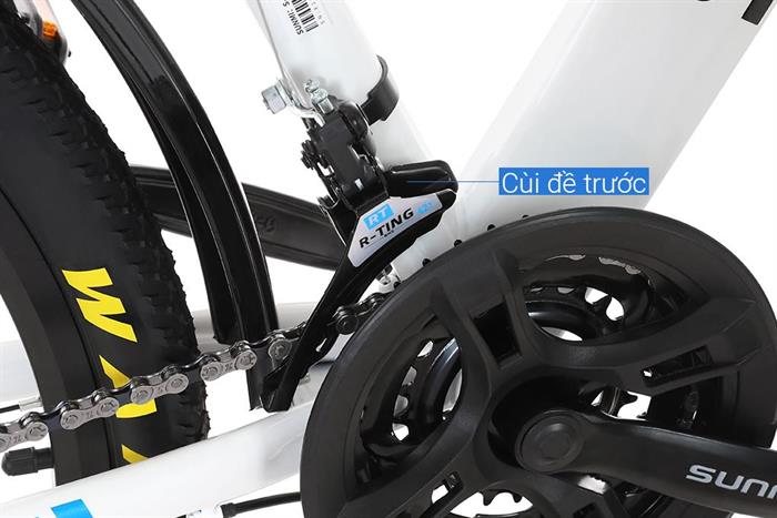 Xe đạp địa hình Sunmi S-679 26 inch - Trắng Màu Trắng