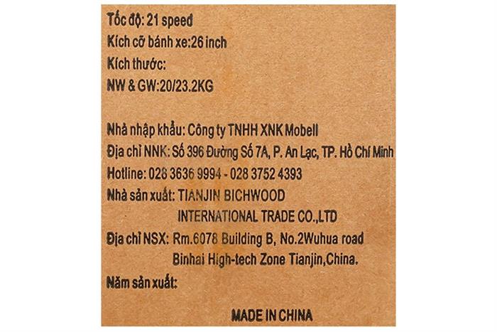 Xe đạp địa hình Sunmi S-679 26 inch - Trắng Màu Trắng