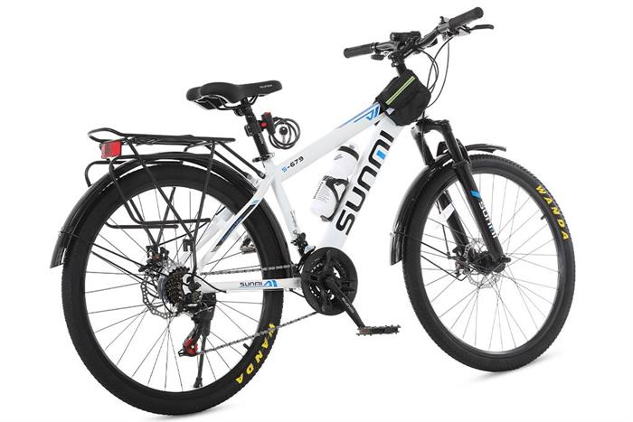 Xe đạp địa hình Sunmi S-679 26 inch - Trắng Màu Trắng