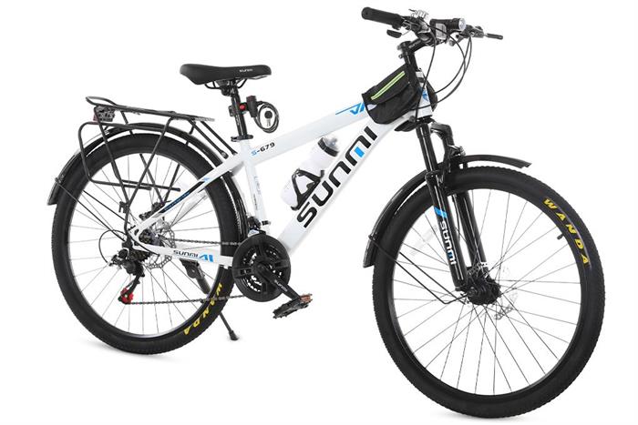 Xe đạp địa hình Sunmi S-679 26 inch - Trắng Màu Trắng