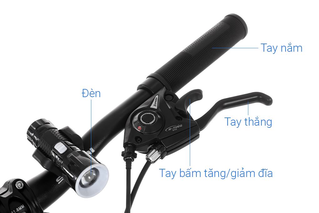 Xe đạp địa hình Sunmi S-679 26 inch - Trắng Màu Trắng