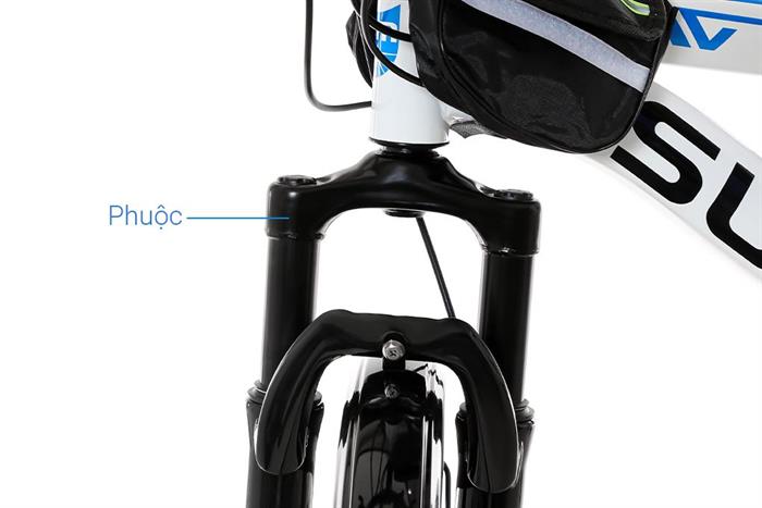 Xe đạp địa hình Sunmi S-679 26 inch - Trắng Màu Trắng