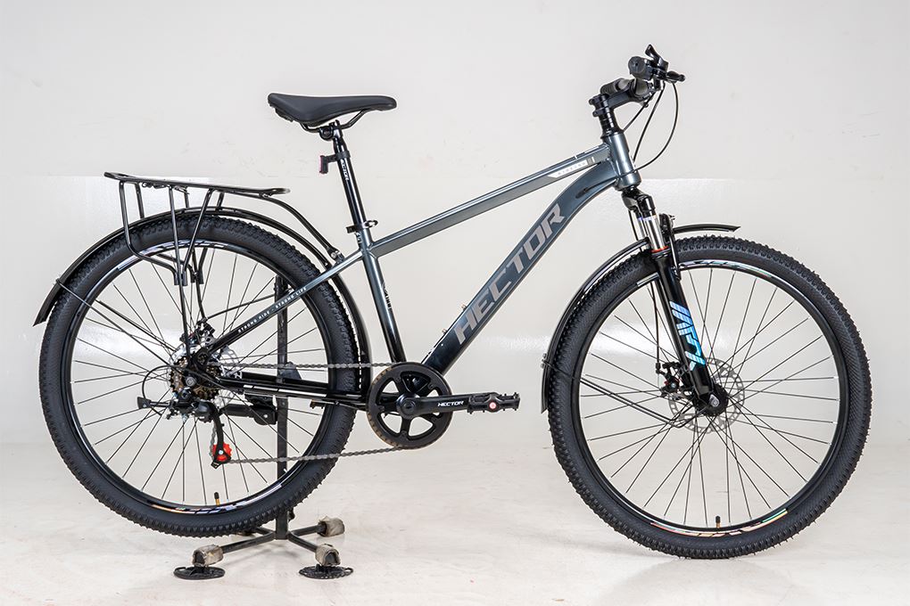 Xe Đạp Địa Hình Hector STRONG 2B 26 inch Xám Màu Xám