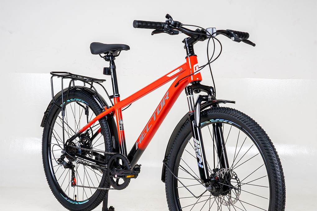 Xe Đạp Địa Hình Hector STRONG 2B 26 inch Đỏ Màu Đỏ