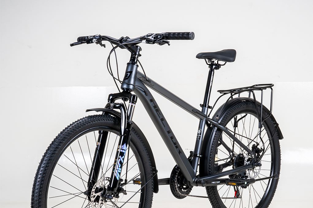 Xe Đạp Địa Hình Hector FUJI 2B 26 inch Xám đậm Màu Xám