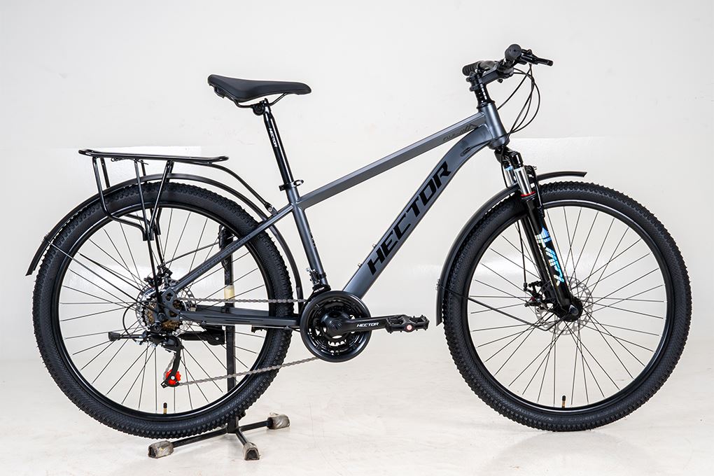 Xe Đạp Địa Hình Hector FUJI 2B 26 inch Xám đậm Màu Xám