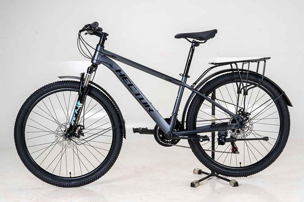 Xe Đạp Địa Hình Hector FUJI 2B 26 inch Xám đậm Màu Xám
