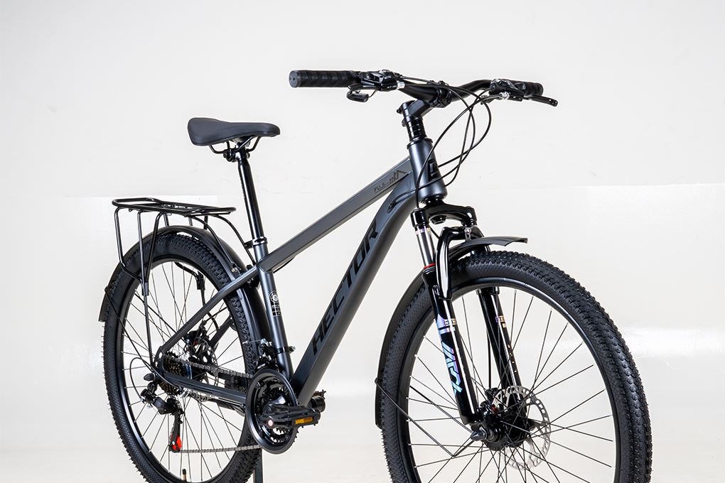 Xe Đạp Địa Hình Hector FUJI 2B 26 inch Xám đậm Màu Xám