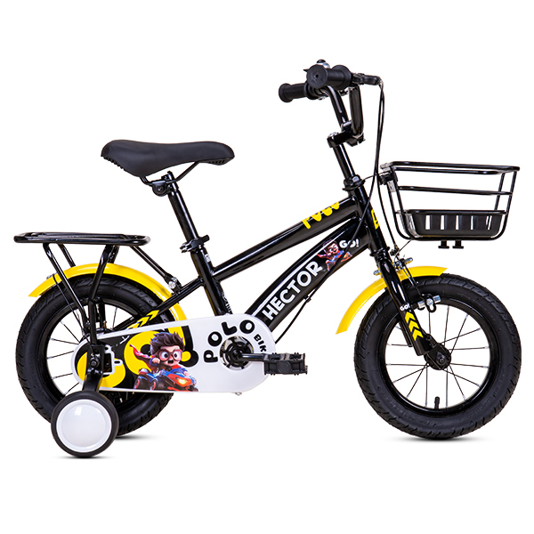 Xe đạp trẻ em nam Hector Polo 1B 12 inch Đen Vàng