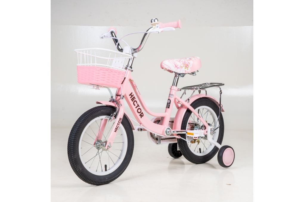 Xe đạp trẻ em nữ Hector Luna 1B 12 inch Hồng Màu Hồng