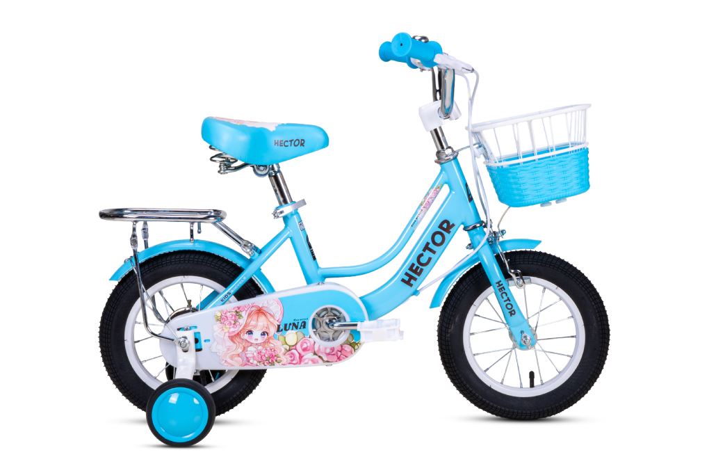 Xe đạp trẻ em nữ Hector Luna 1B 12 inch Xanh Dương Màu Xanh Dương