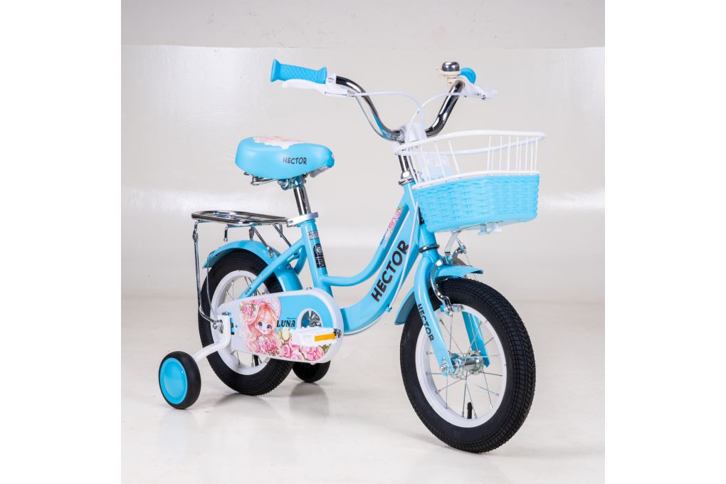 Xe đạp trẻ em nữ Hector Luna 1B 12 inch Xanh Dương Màu Xanh Dương