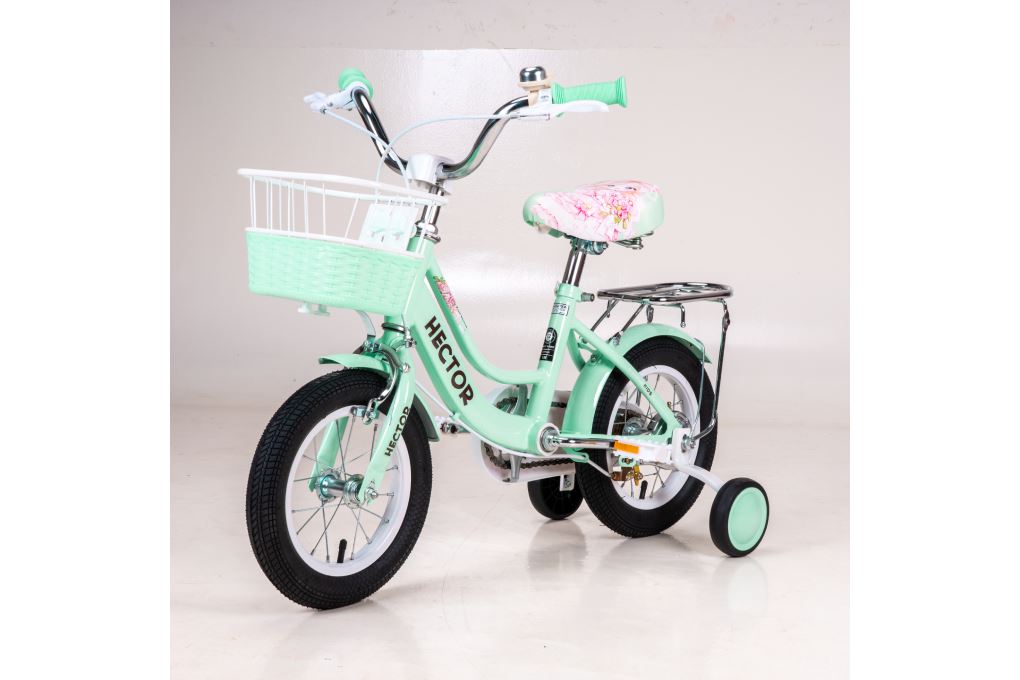 Xe đạp trẻ em nữ Hector Luna 1B 12 inch Xanh Ngọc Màu Xanh ngọc