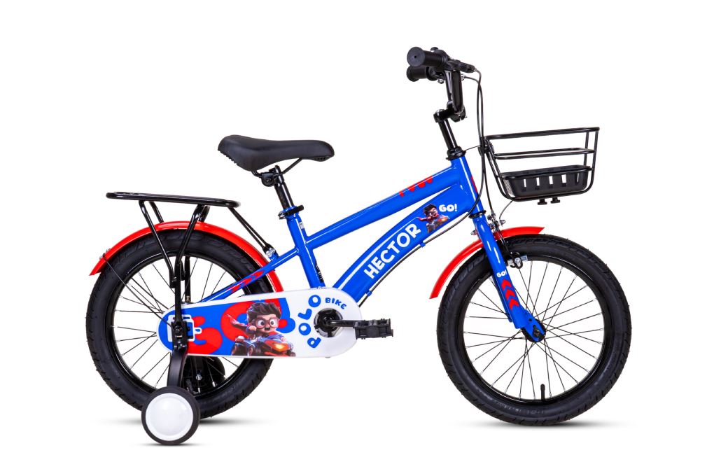 Xe đạp trẻ em nam Hector Polo 3B 16 inch Xanh Đỏ Màu Xanh Dương