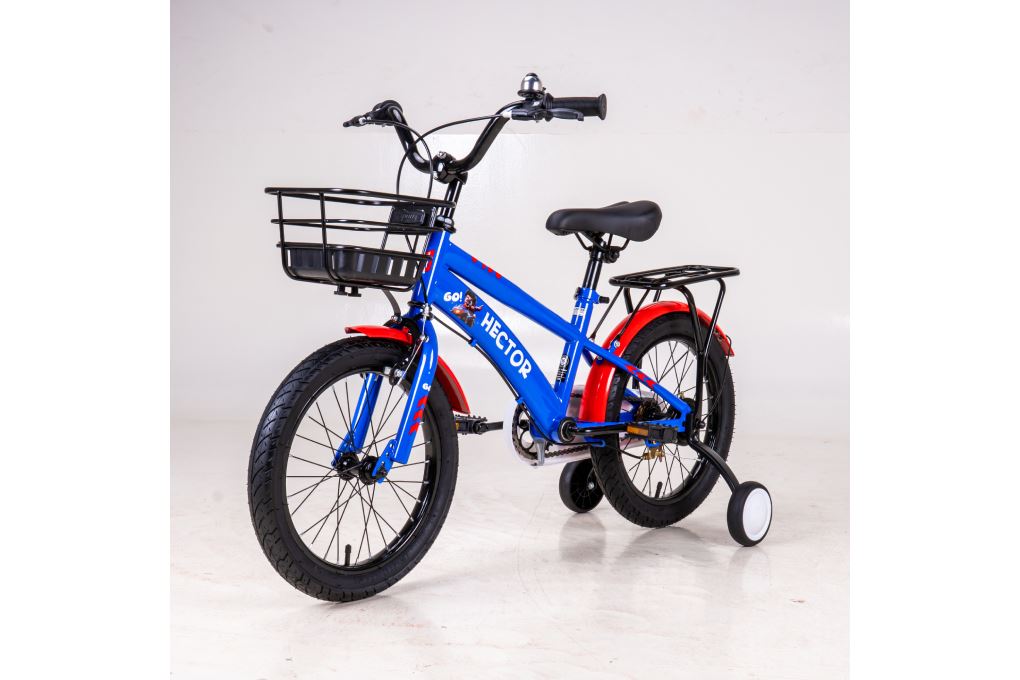 Xe đạp trẻ em nam Hector Polo 3B 16 inch Xanh Đỏ Màu Xanh Dương