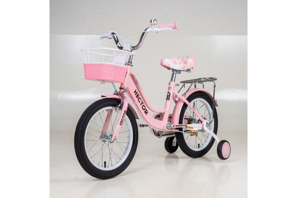 Xe đạp trẻ em nữ Hector Luna 3B 16 inch Hồng Màu Hồng