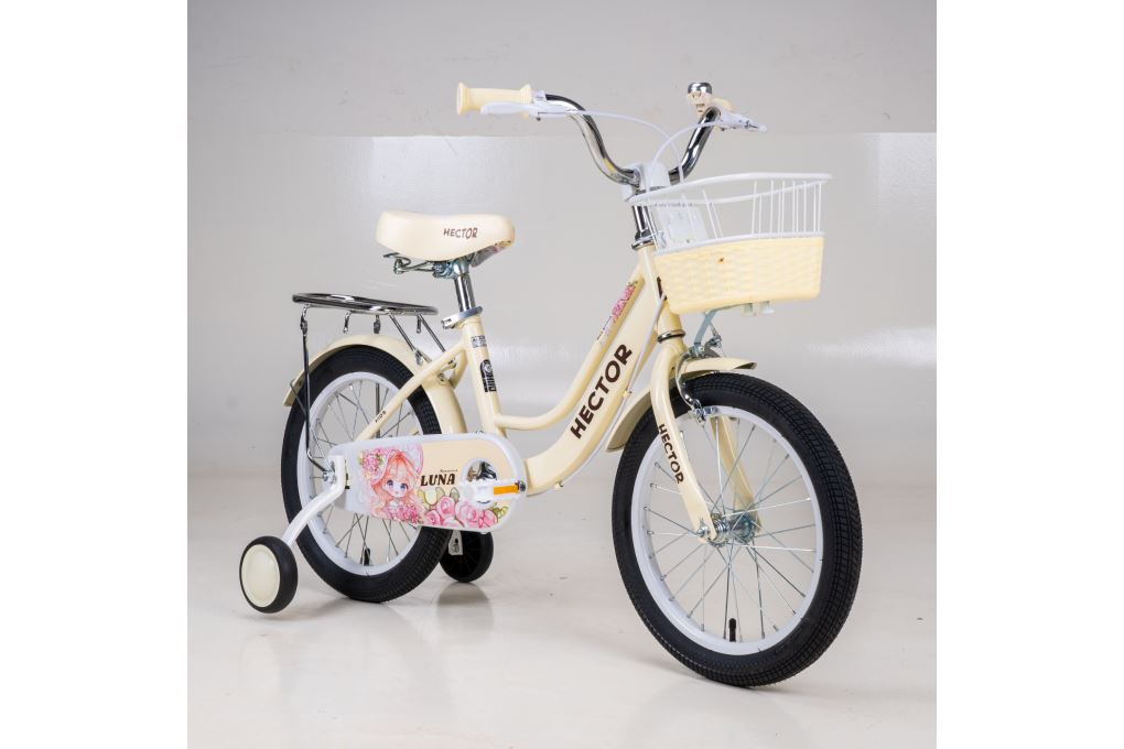 Xe đạp trẻ em nữ Hector Luna 3B 16 inch Kem Màu Kem